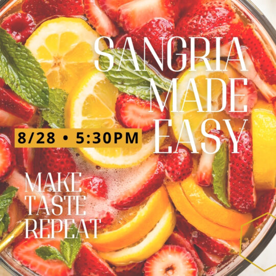 Aug Sangria Made Easy